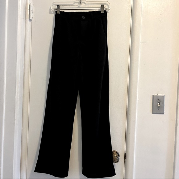 New black dress pants - XS - high rise, straight leg - Picture 1 of 6